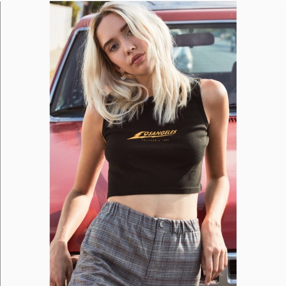 Brandy Melville L.A. Light Strike Tank Top